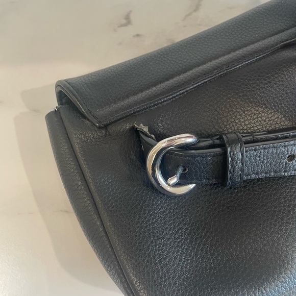 Vince Camuto Black Leather Crossbody  Mini Bag - Picture 5 of 8